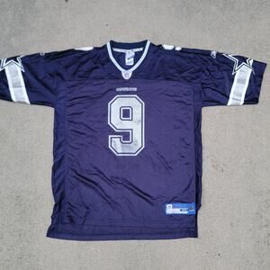 Vtg Reebok Dallas Cowboys Tony Romo Football Jersey